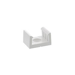 Mounting clips for 230V High voltage LED Strips with 1.5cm width, 20 pieces, white
