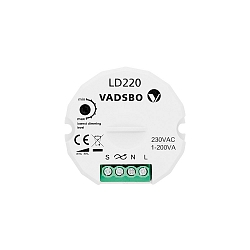 Dimmer 0-100%, 1-200W wit