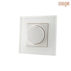 luxigent Wall remote control rotary knob 1 channel, CCT - Tunable White, reach 20-30m, flat design, removable frame