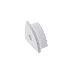 Endcap for Corner profile 10, round, with hole