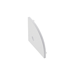 Endcap for Corner profile 20, round, with hole