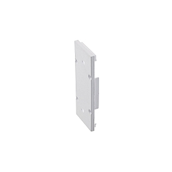Endcap for Wall profile UP & DOWN 27 Driver, flush, with hole