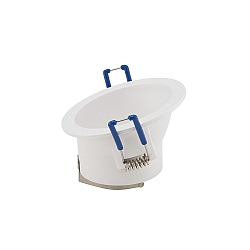 recessed luminaire round, asymmetrical GU5,3 IP20, white