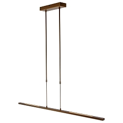 Pendelarmatuur ZELENA / 122CM up down, CCT Switch, instelbaar, met aanraakdimmer IP20, geborsteld brons dimbaar