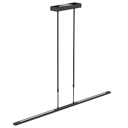 Pendelarmatuur ZELENA / 122CM up down, CCT Switch, instelbaar, met aanraakdimmer IP20, zwart mat dimbaar