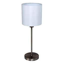 Tafelarmatuur NOOR rond, met schakelaar, met lampenkap E27 IP20
