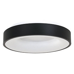 ceiling luminaire RINGLEDE - � 48CM large, round, direct / indirect IP20, black matt dimmable