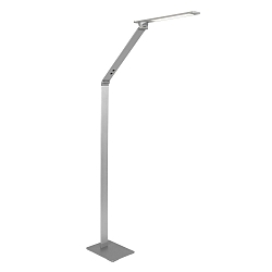 floor lamp SERENADE CCT Switch, adjustable, with touch dimmer IP20, brushed aluminium dimmable