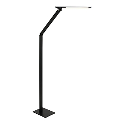 floor lamp SERENADE CCT Switch, adjustable, with touch dimmer IP20, black matt dimmable