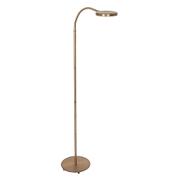 floor lamp PLATU with flex arm, with touch dimmer IP20, bronze dimmable