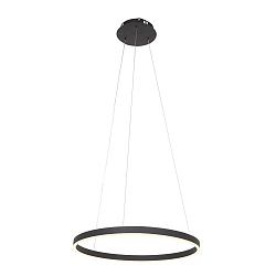 Pendelarmatuur RINGLUX LED IP20, zwart dimbaar