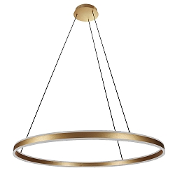 Pendelarmatuur RINGLUX up down IP20, goud dimbaar