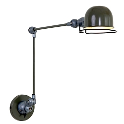 Wandarmatuur DAVIN lang, met schakelaar, met scharnierende arm E14 IP20