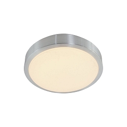 outdoor ceiling luminaire GALAXY cylindrical, medium, switchable IP44, steel brushed 
