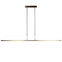 Pendelarmatuur ZELENA / 155CM up down, CCT Switch, instelbaar, met aanraakdimmer IP20, staal geborsteld dimbaar