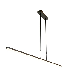 Pendelarmatuur ZELENA / 155CM up down, CCT Switch, instelbaar, met aanraakdimmer IP20, zwart mat dimbaar