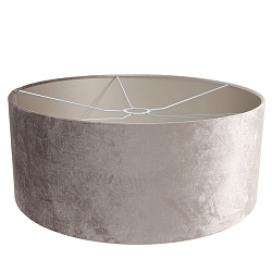 Lampenkap KAPPEN - � 50CM cilindrisch, zilver