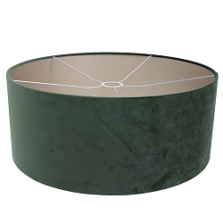 Lampenkap KAPPEN - � 50CM cilindrisch, donkergroen