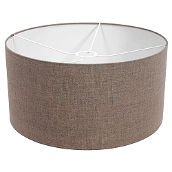 Lampenkap KAPPEN - � 40CM plat, cilindrisch, modder