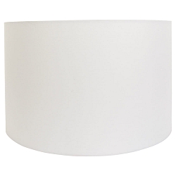 Lampenkap KAPPEN - � 40CM hoog, cilindrisch, wit