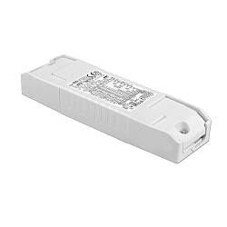 LED besturingsprogramma PRO FLAT 40 met trekontlasting, constante stroom, instelbaar, schakelbaar, wit
