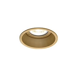 Inbouwarmatuur DEEP 1.0 PAR16 rond, met bladveren GU10 IP20, champagne CRI 90