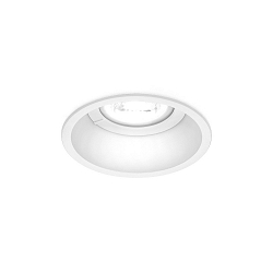 Downlight DEEP IP44 1.0 standaard, rond, set terug GU10 IP44, wit dimbaar