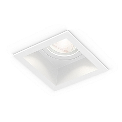 Plafondinbouwarmatuur PLANO 1-vlams GU10 IP44, wit dimbaar