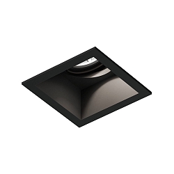 Inbouwspot PLANO 1.0 - LED 1-vlams, cardanisch draaien, met klemveren IP20, mat, gitzwart dimbaar