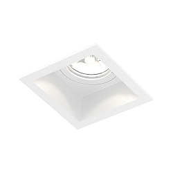 Plafondinbouwarmatuur PLANO 1-vlams IP44, wit dimbaar