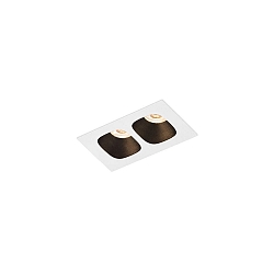 Inbouwarmatuur PIRRO PETIT CEILING REC 2.0 IP20, zwart mat, wit mat 5W 340lm 2700K 20-40� 20-40� CRI 90-100