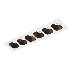 Inbouwarmatuur PIRRO PETIT CEILING REC 6.0 IP20, zwart mat, wit mat 14W 680lm 2700K 20-40� 20-40� CRI 90-100