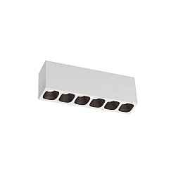 Spot PIRRO PETIT CEILING SURF 6.0 IP20, zwart mat, wit mat 