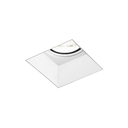 Inbouwspot STRANGE TRIMLESS 1.0 - PAR16 1-vlams, flush, multipower, cardanisch draaien GU10 IP20, mat, verkeerswit dimbaar