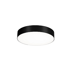 LED Wall /Ceiling luminaire ROBY 2.6, IP44, � 26.5cm, dimmable, white, 18W 3000K, black
