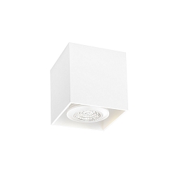 Plafondarmatuur BOX 1.0 cubusvorm, set terug GU10 IP20, wit dimbaar
