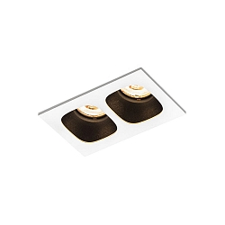 Downlight PIRRO 2.0 2-vlams IP20, zwart dimbaar