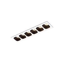 Inbouwarmatuur PIRRO 6.0 IP20, zwart mat, wit mat dimbaar 30W 2400lm 2700K 20-40° 20-40° CRI 90-100