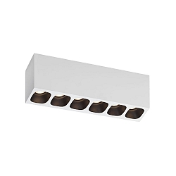 LED Ceiling luminaire PIRRO 6.0, 6 spots, 6x 4.5W 2700K, CRi >90, dimmable, black