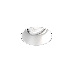 Plafondinbouwarmatuur DEEP ADJUST PETIT TRIMLESS 1.0 - LED flush, cardanisch draaien IP20, mat, verkeerswit dimbaar
