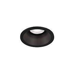 Plafondinbouwarmatuur DEEP PETIT IP65 1.0 - LED stijf, constante stroom IP65, zwart mat dimbaar