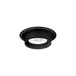 LED Recessed spot RINI SNEAK IP44 1.0, 350/500mA, 7/10W 3000K, CRi >90, black