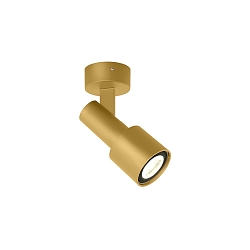 Wall /Ceiling luminaire SARA 1.0 PAR16, GU10 max. 12W, swivelling 90�, gold