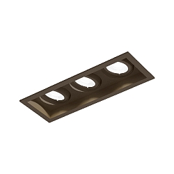Downlight PLANO PETIT ADJUSTABLE 3.0 3-vlams IP20, brons dimbaar