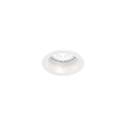 Inbouwspot DEEP BIJOU 1.0 - LED 1-vlams, stijf, met klemveren IP20, mat, verkeerswit dimbaar