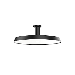 ceiling luminaire ROOMOR OFFICE CEILING SURF 1.0 MICROPRISM DALI controllable, UGR < 19 IP20, black matt dimmable