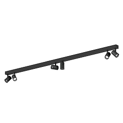 Spotlight bar CENO 6.0 6-vlams, cardanisch draaien IP20, zwart mat dimbaar