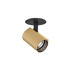 Spot CENO CEILING REC 1.0 IP20, champagne, zwart mat dimbaar