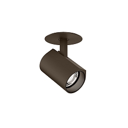 Plafondarmatuur CENO 1.0 Dim-To-Warm, met bladveren, cardanisch draaien, half ingebouwd IP20, brons dimbaar