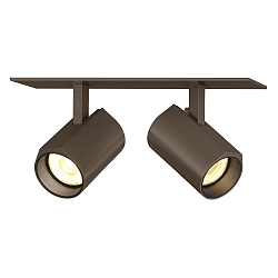 Downlight CENO 2.0 2-vlams, draaibaar, roteerbaar IP20, brons dimbaar